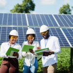 Africa solar energy concept